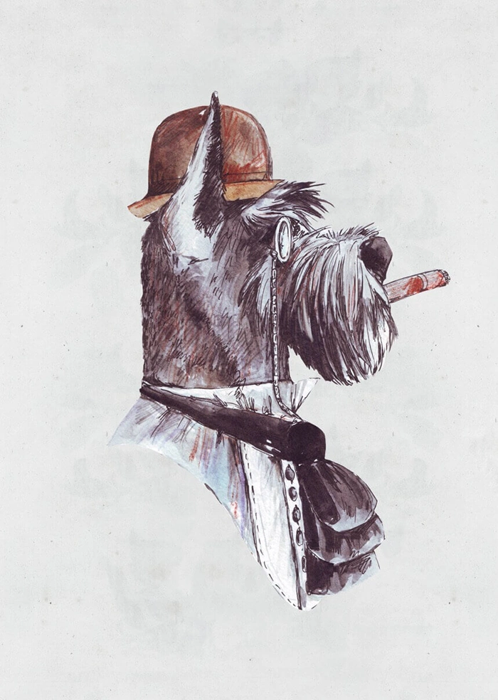Gentleman dog