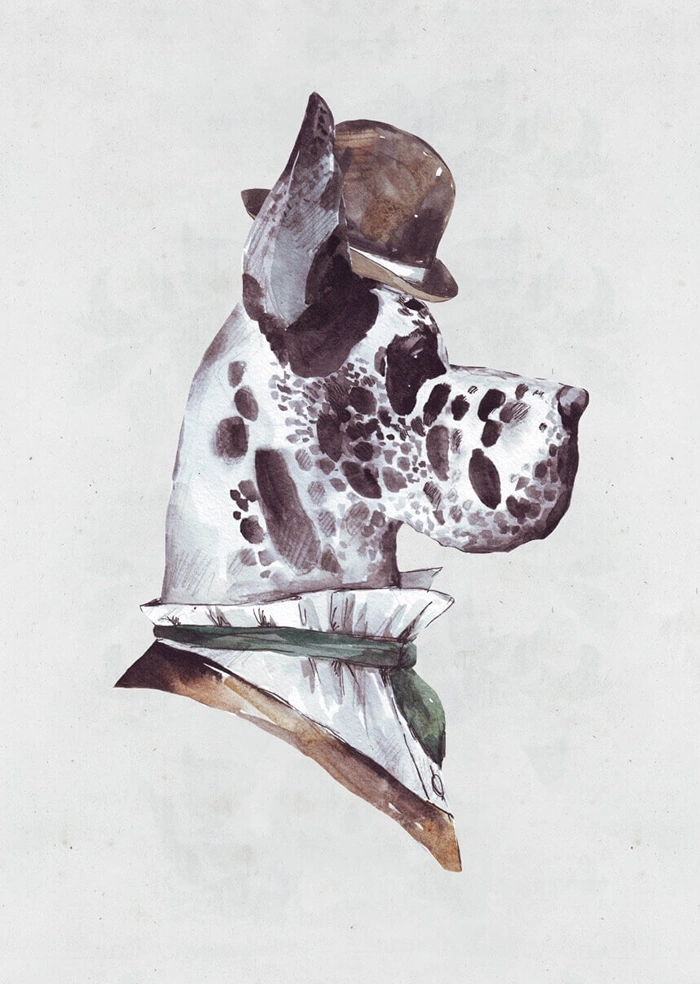 Gentleman dog