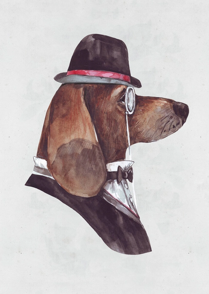 Gentleman dog