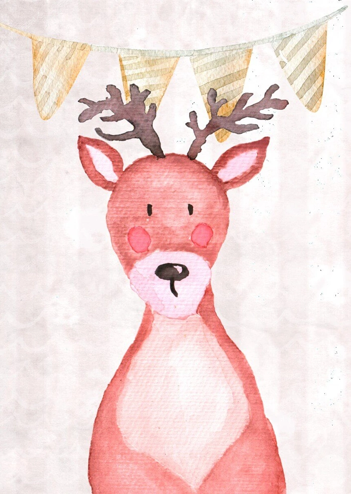 Happy deer