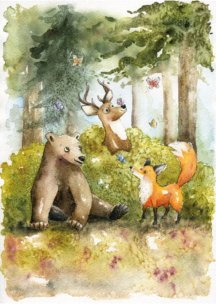 In the forest