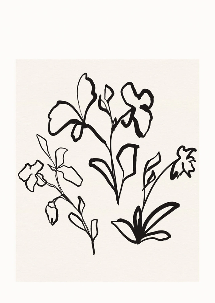 Floral line 09