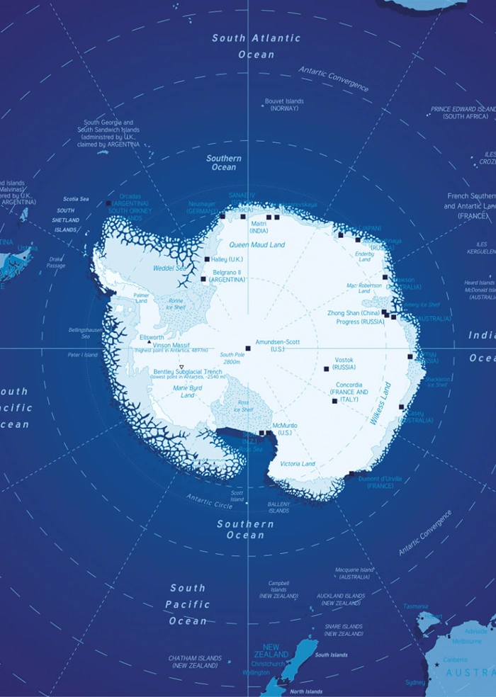 Antarctic Map