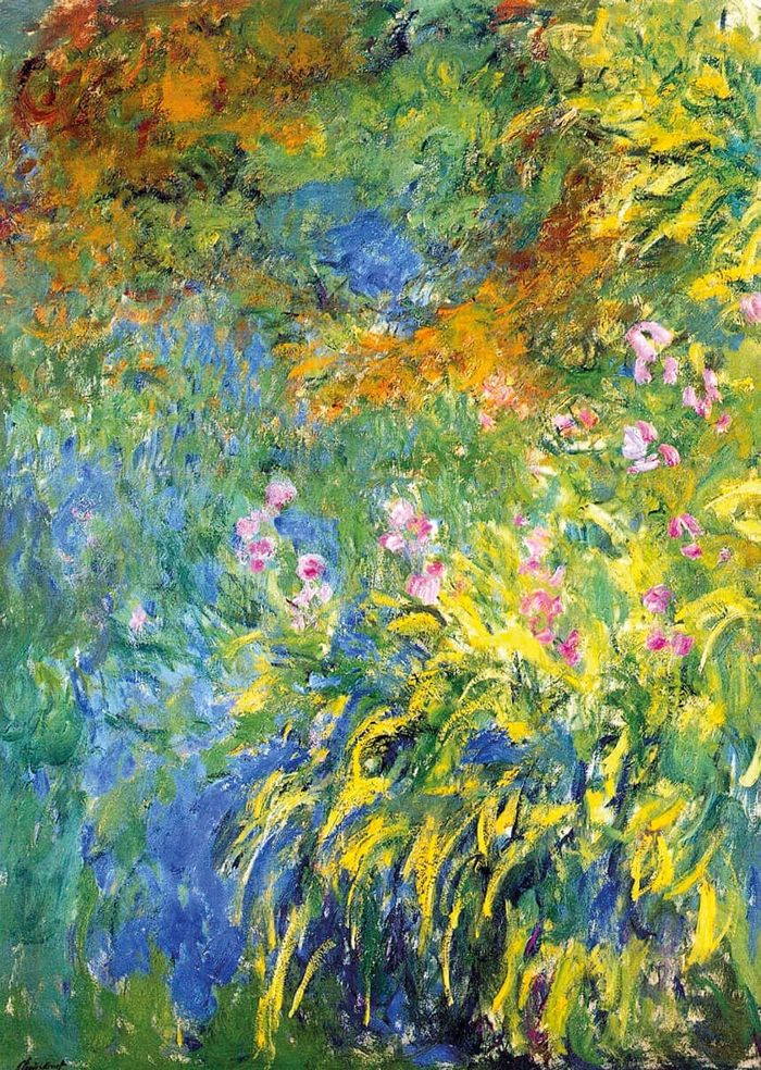 Irises by the Pond