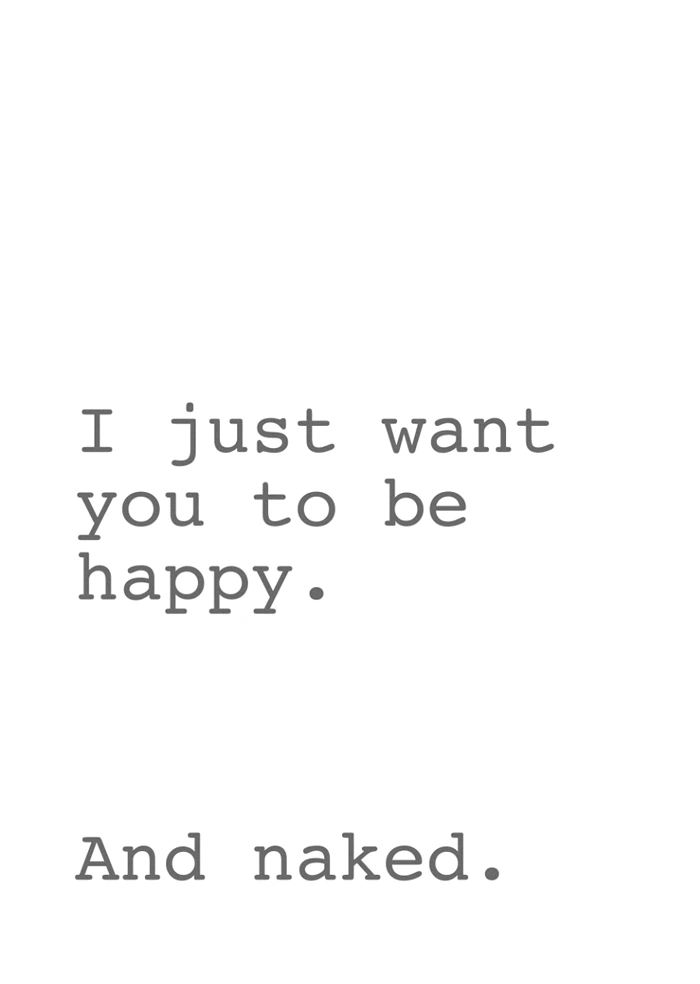 Be happy