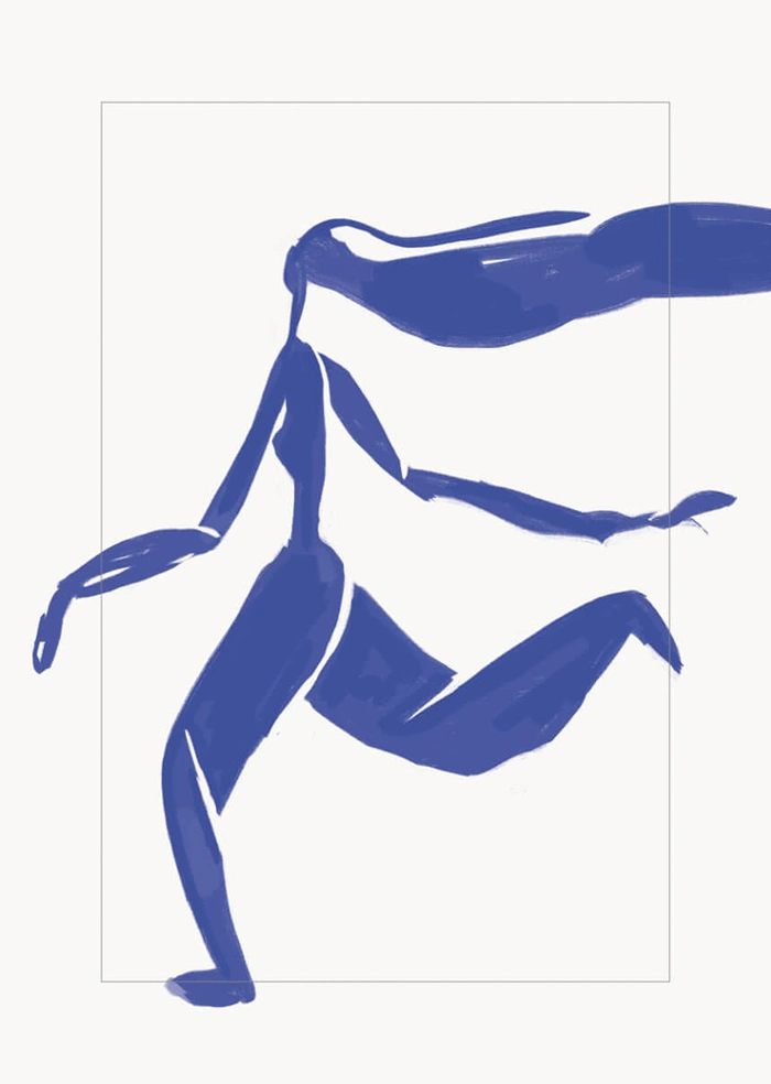 Blue abstract