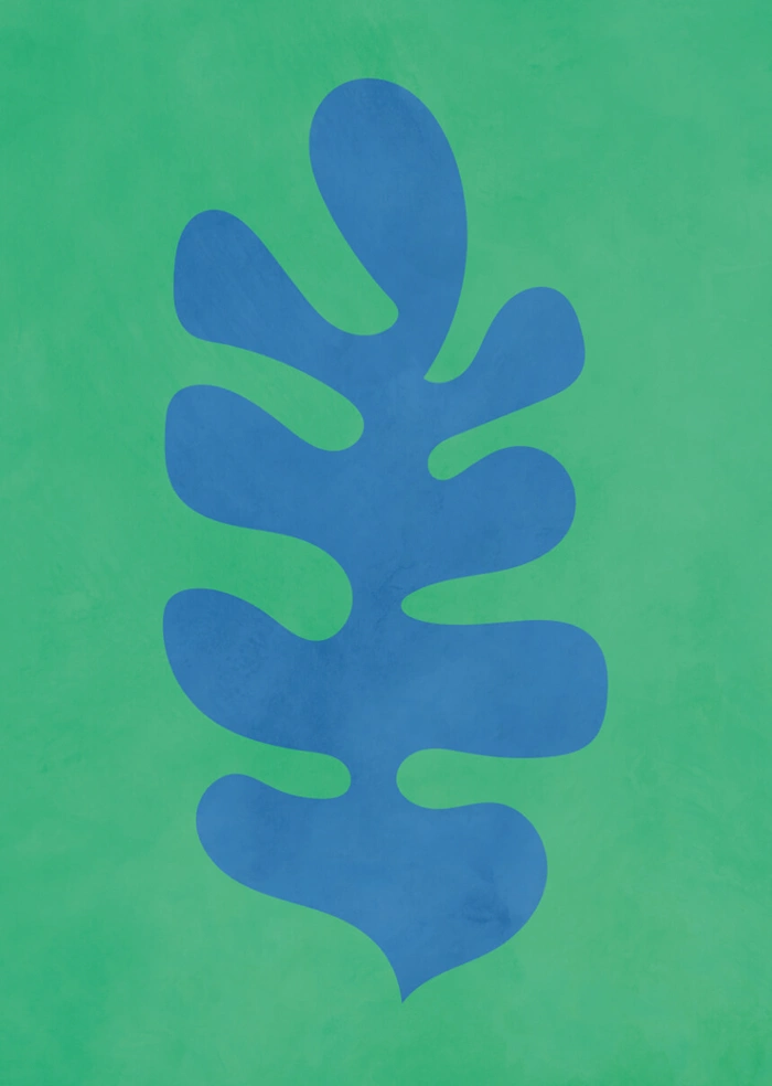 Blue leaf
