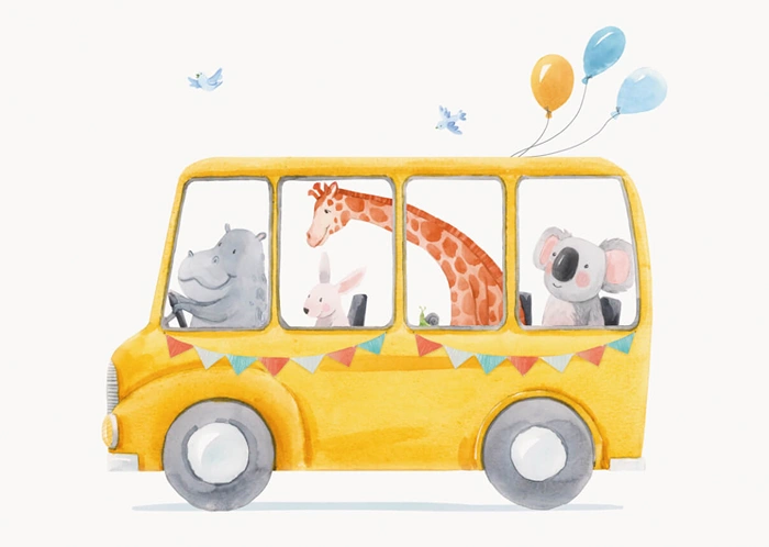 Happy bus