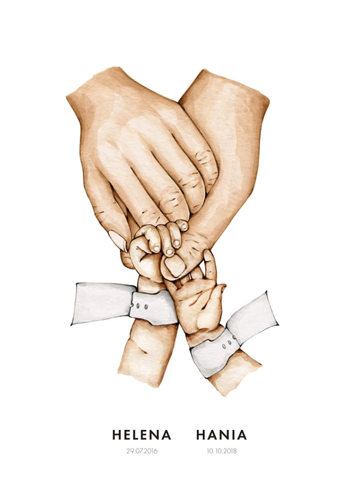 Mama, Papa und wir