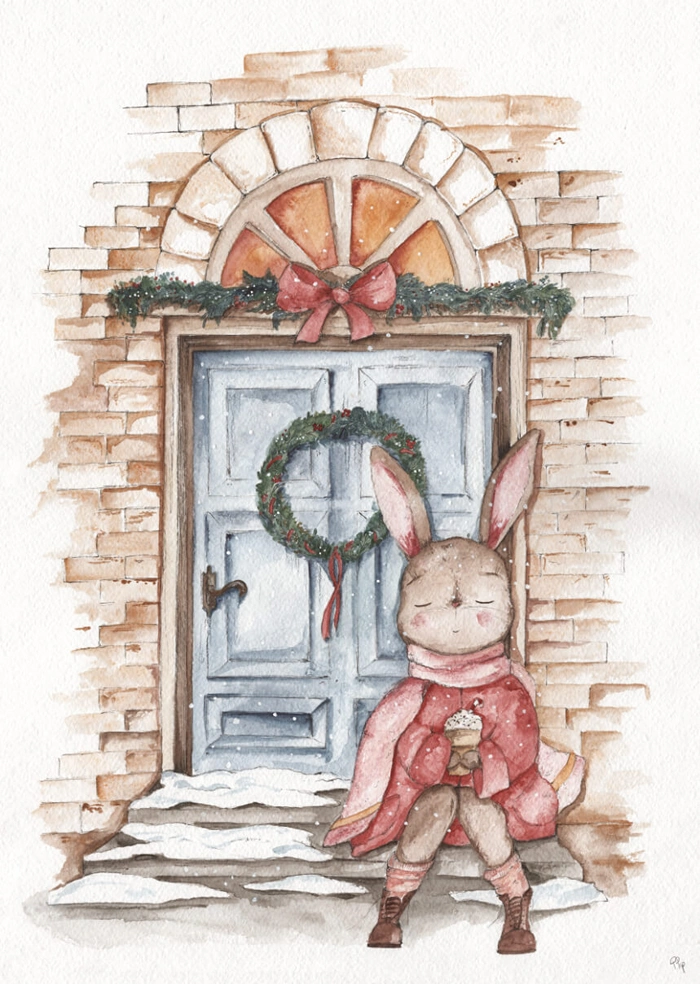 Christmas bunny