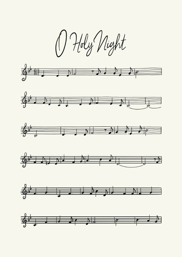 O holy night