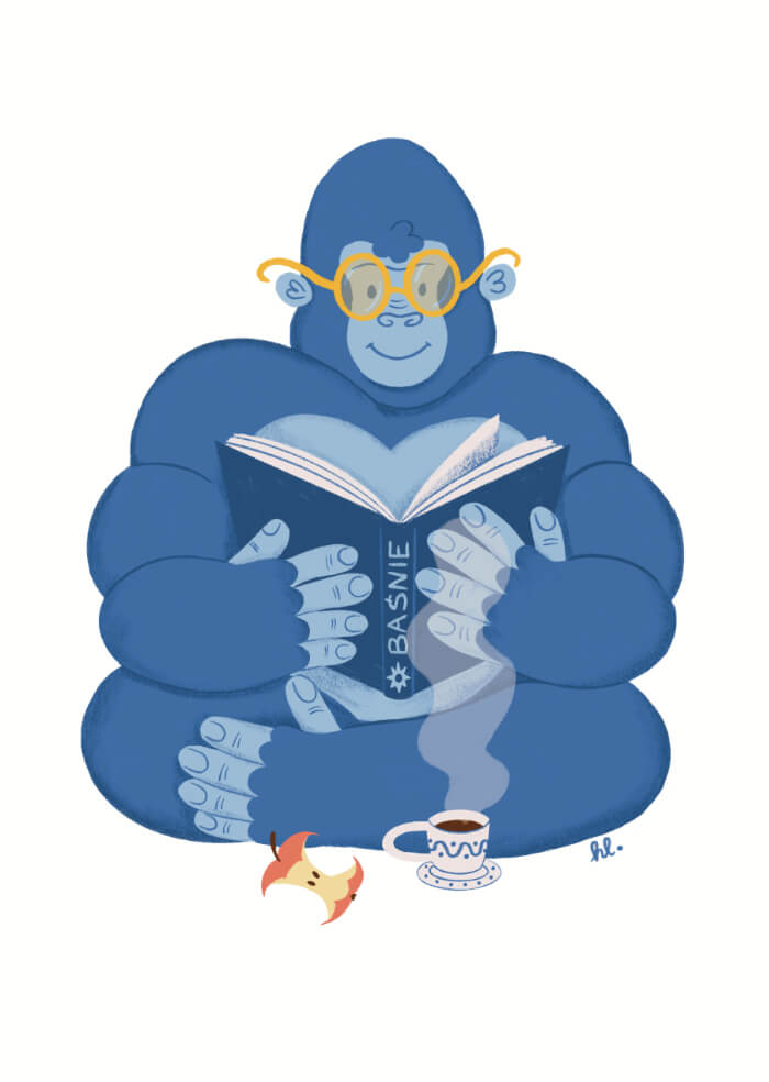 Gorilla the reader