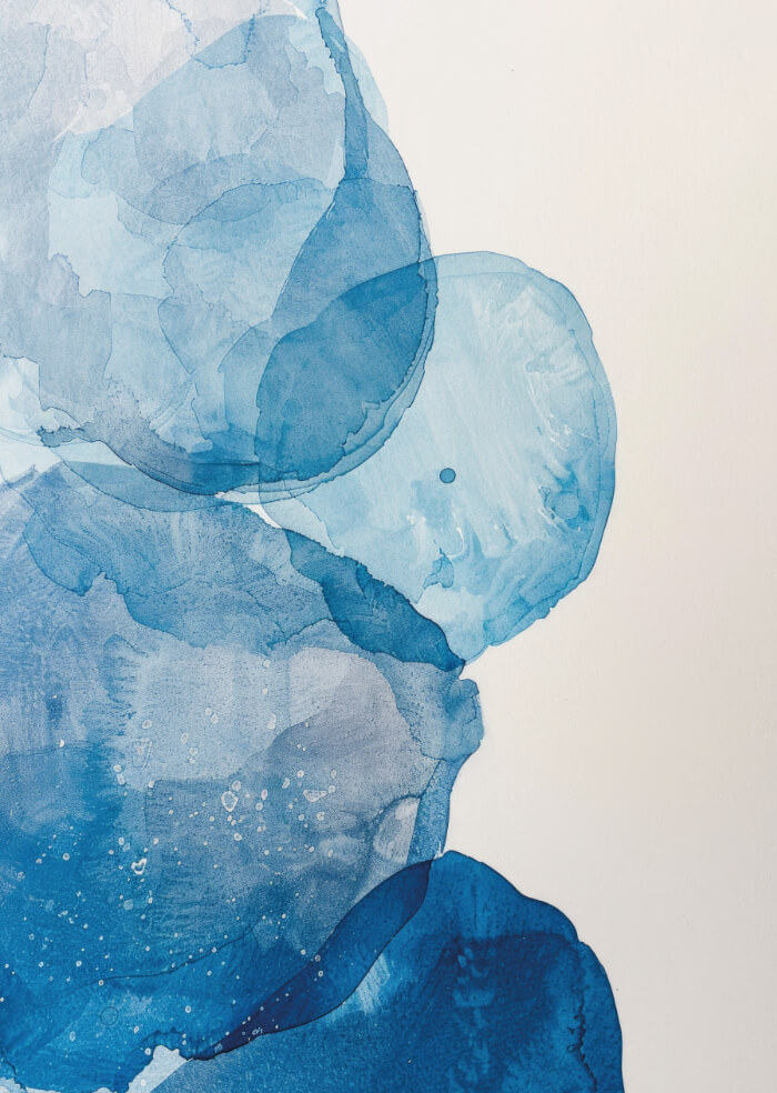 Blue abstract