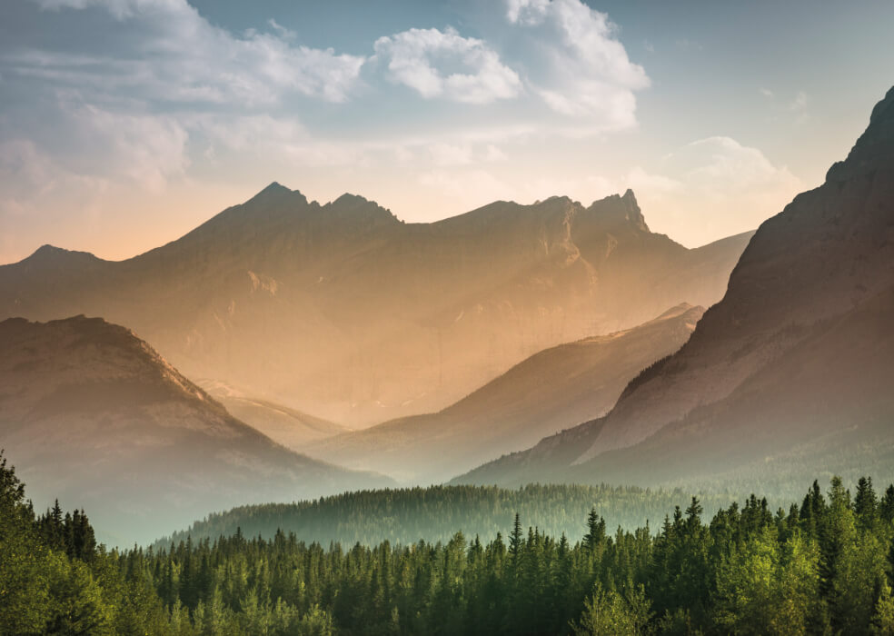 In the mountains