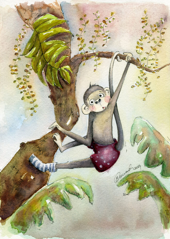 Happy monkey