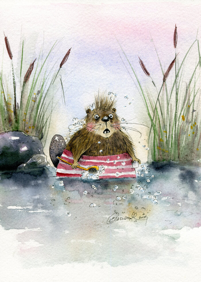 In the lake
