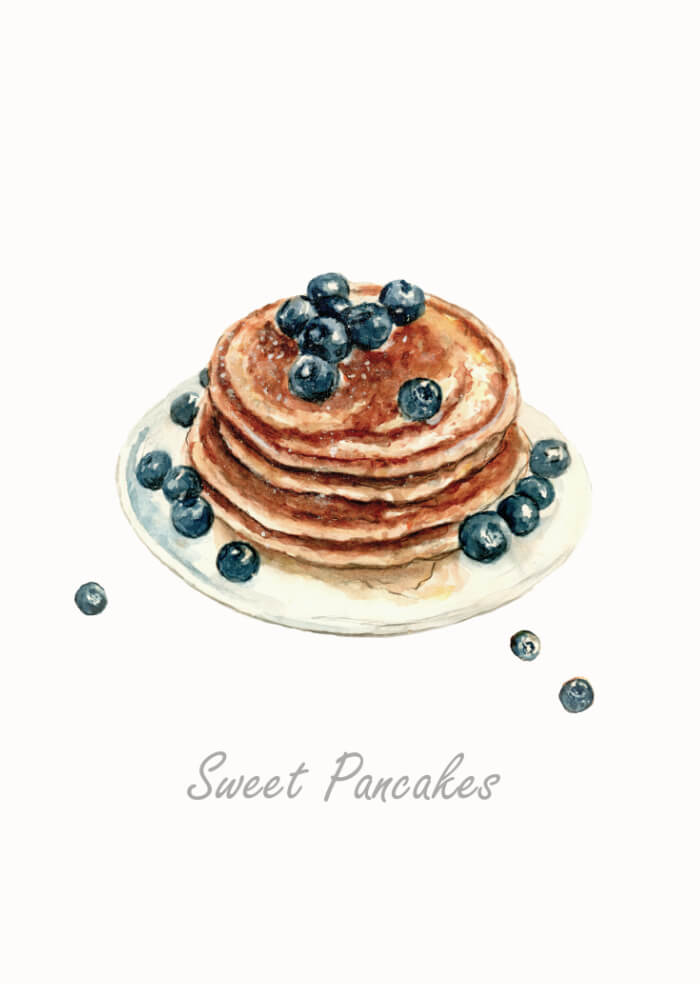 Sweet pancakes