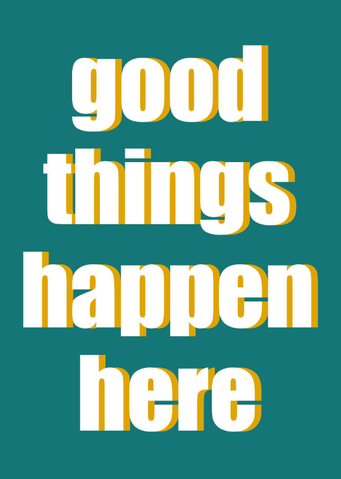 Good things