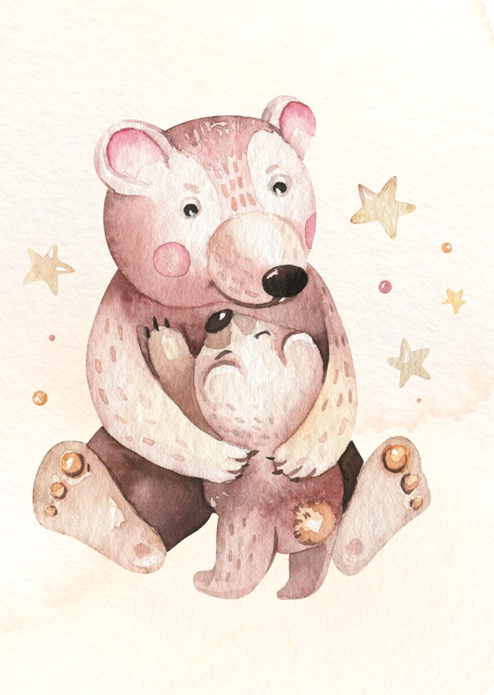 Mummy, hug me