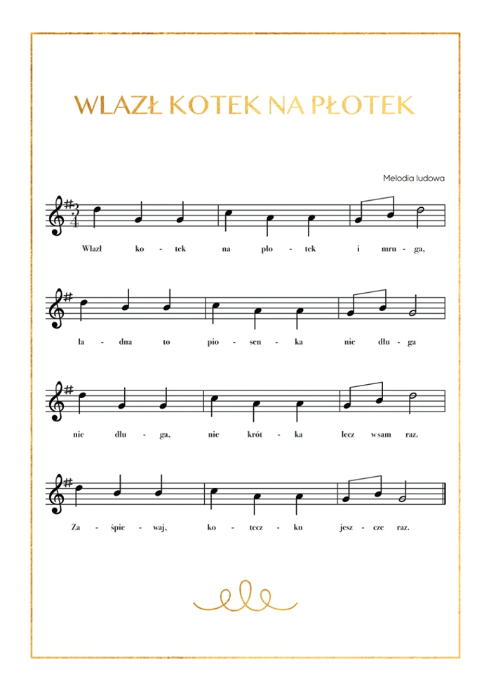 Wlazł kotek na płotek