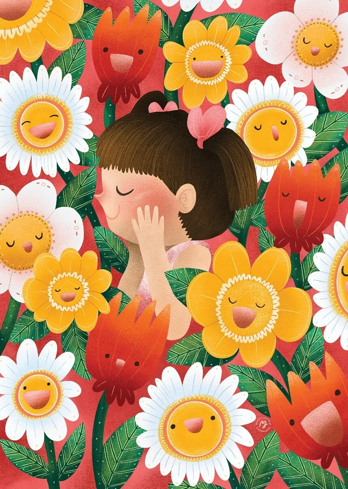In the garden