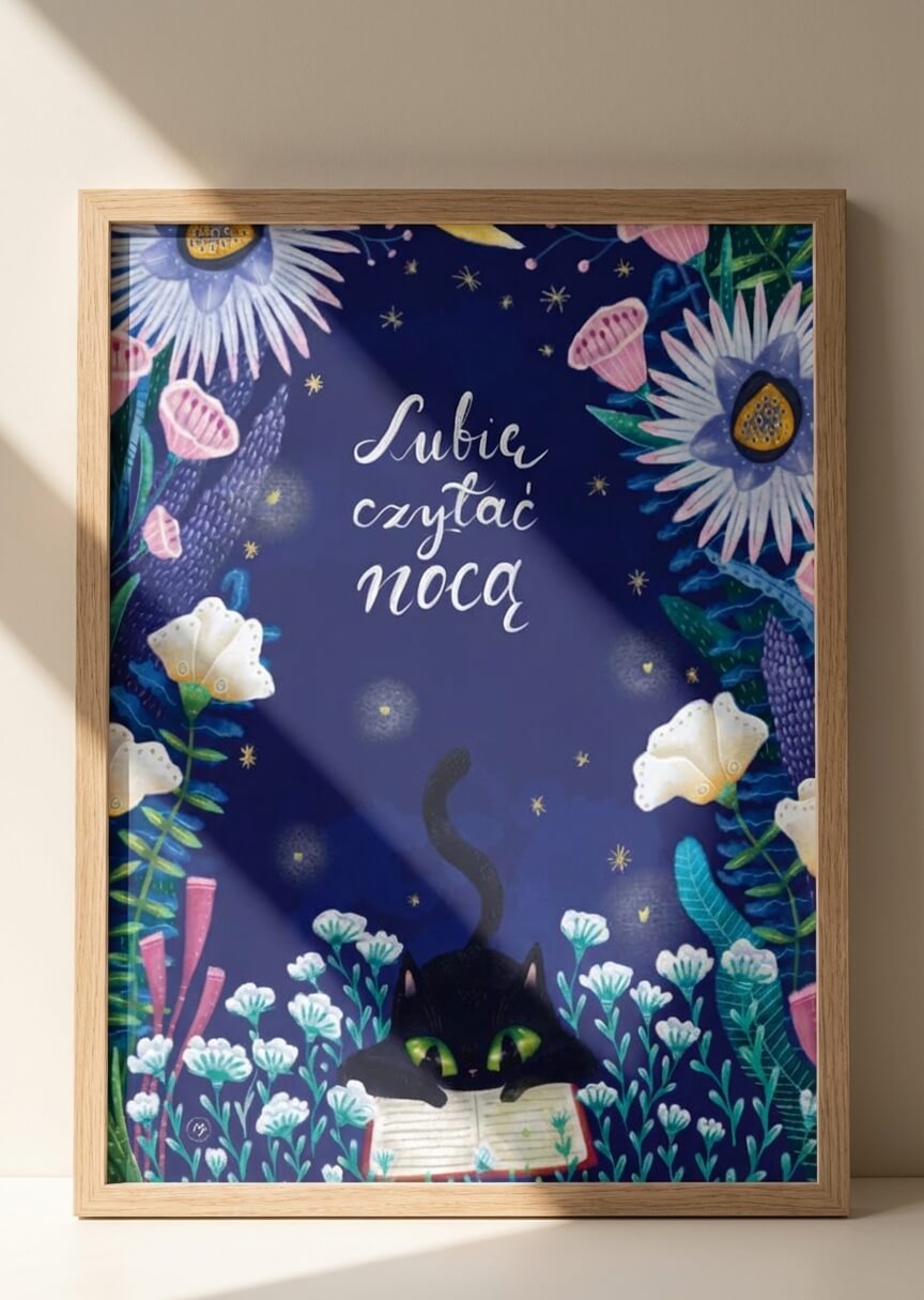 I like reading at night – 1