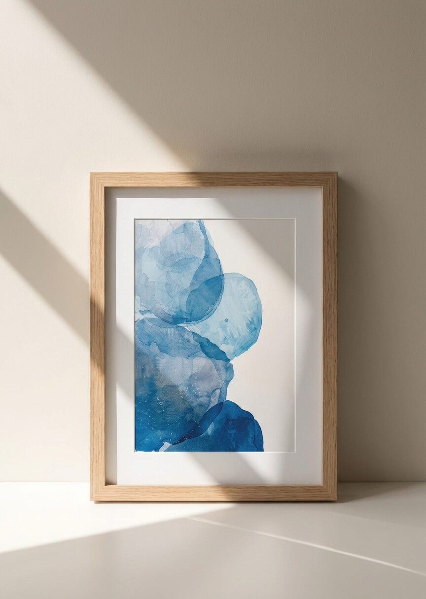Blue abstract – 1